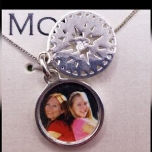 Sterling Silver Photo Charm Mom Gift Necklace North Star